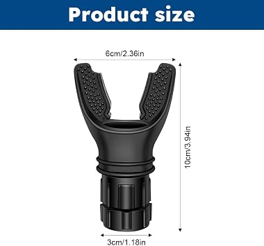 Breathing Trainer, Portable Lung Exerciser and Lung Trainer, Black | Adjustable Resistance Handheld Trainer for Oral and Muscular Exercise, Improve Lung Capacity