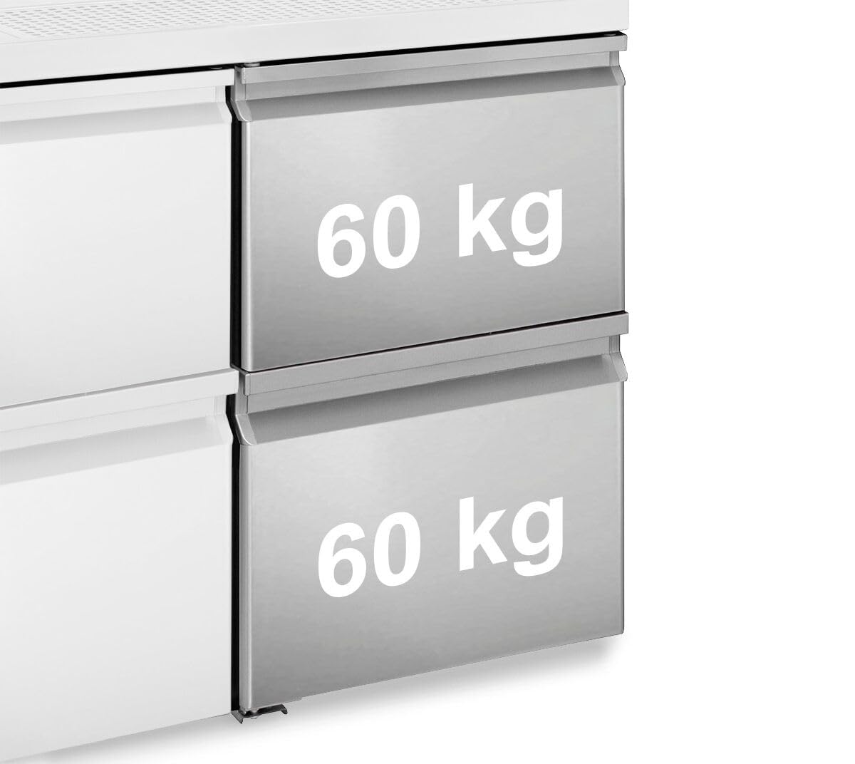 GGM Gastro Schubladenblock 2x 1/2 für BRF & BLF 54x61x86 cm