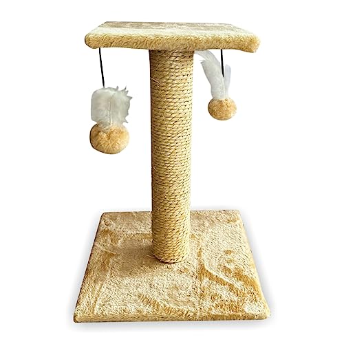 Arranhador Para Gatos Poste Sisal Brinquedo Com Bolinha Pet
