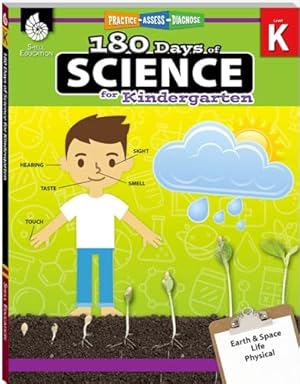 Book cover 180 Days™: Science for Kindergarten: Practice, Assess, Diagnose