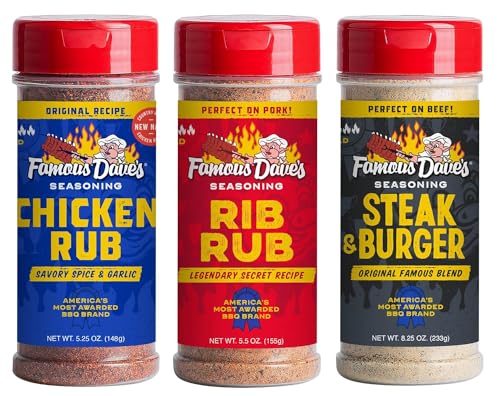 Famous Dave's Seasoning Variety 3-Pack