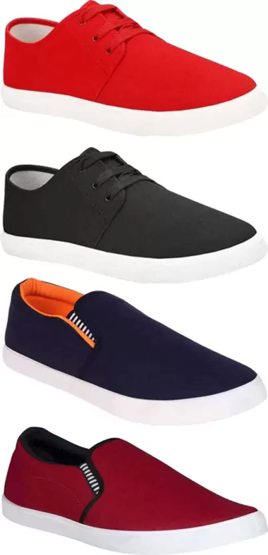 BRUTON Combo Pack of 4 Casual Sneakers with Winter Shoes Sneakers for Men (Multicolor) (Numeric_8) (B0BHKSRHMX) Amazon Price History, Amazon Price Tracker