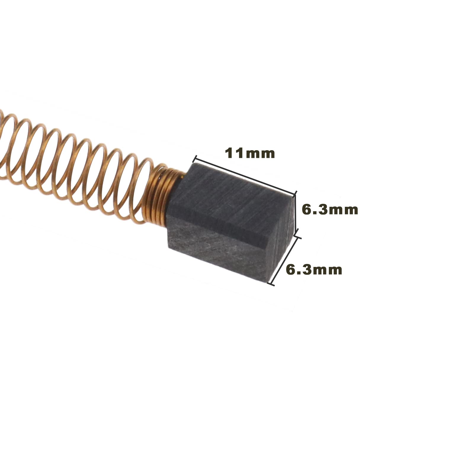 Balais de Charbon Remplacement BLACK & DECKER KR70 6.3x6.3x11mm Accessoires Moteur