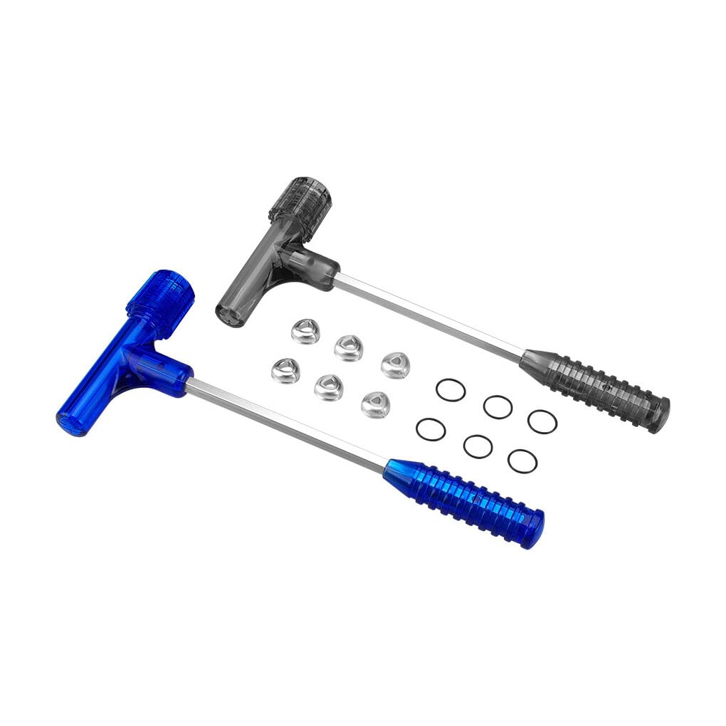IOIUSKKU Martillo extractor de balas de impacto con tres juegos, herramienta manual de seguridad, agarre cómodo, taller de reparación multifuncional de resistencia, Azul
