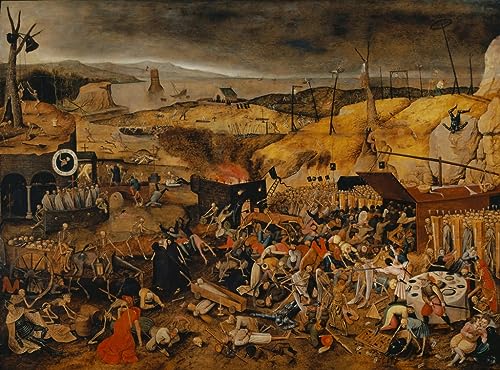 Affiche la Mort de Pieter Brueghel le Jeune Toile Murale 60x90cm
