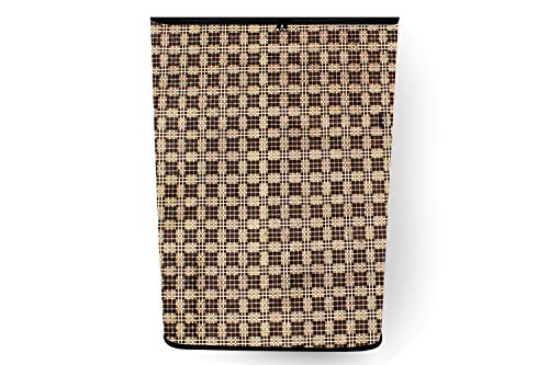 Image of Stylista Washing Machine Cover Compatible for Samsung 7.0 Kg Fully-Automatic Top Loading WA70N4420BS /TL Checkered Brown