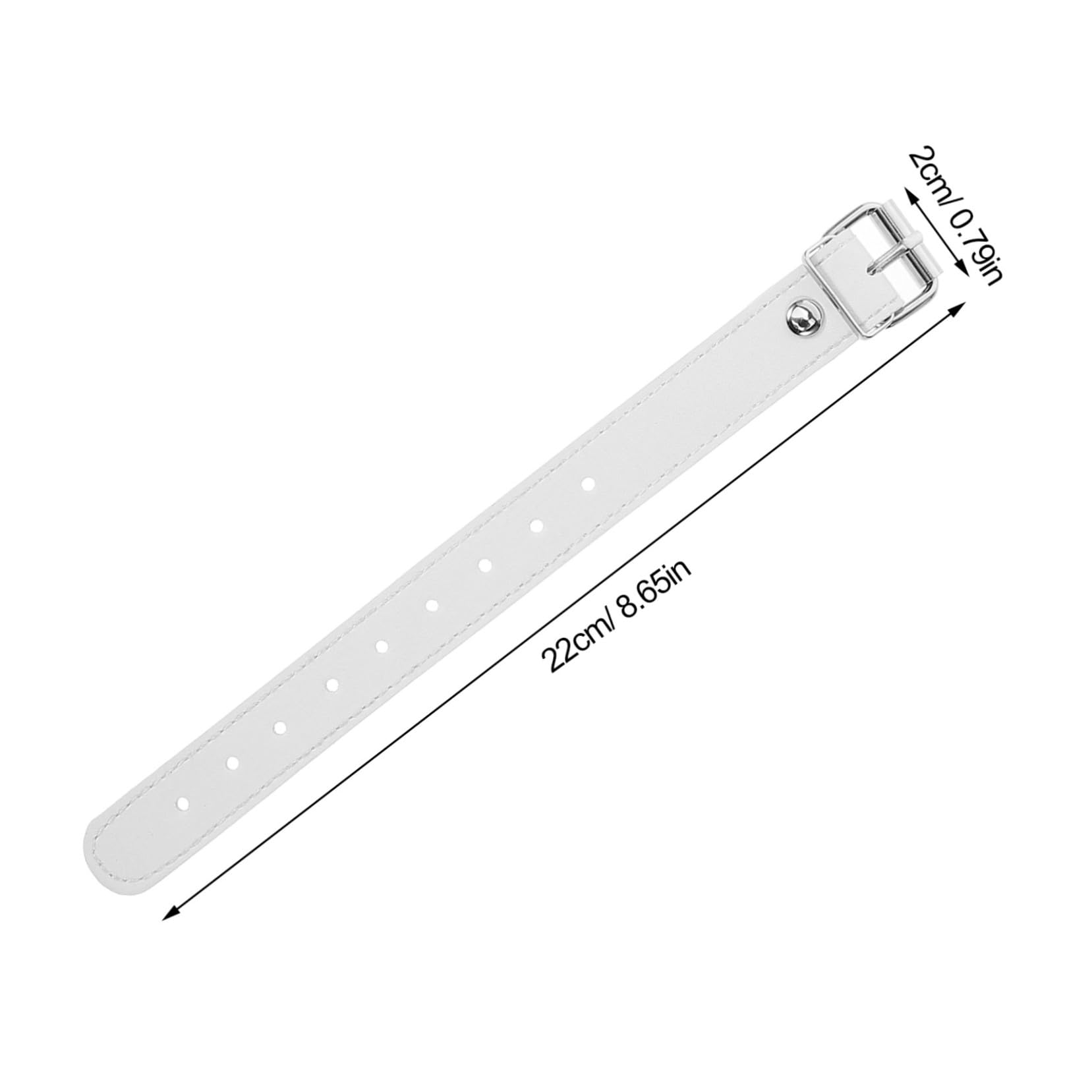 Gogogmee 2pairs Adjustable Artificial Leather Bike Basket Strap Sturdy and Front Container Fastening Belt for Cycling for Bicycles