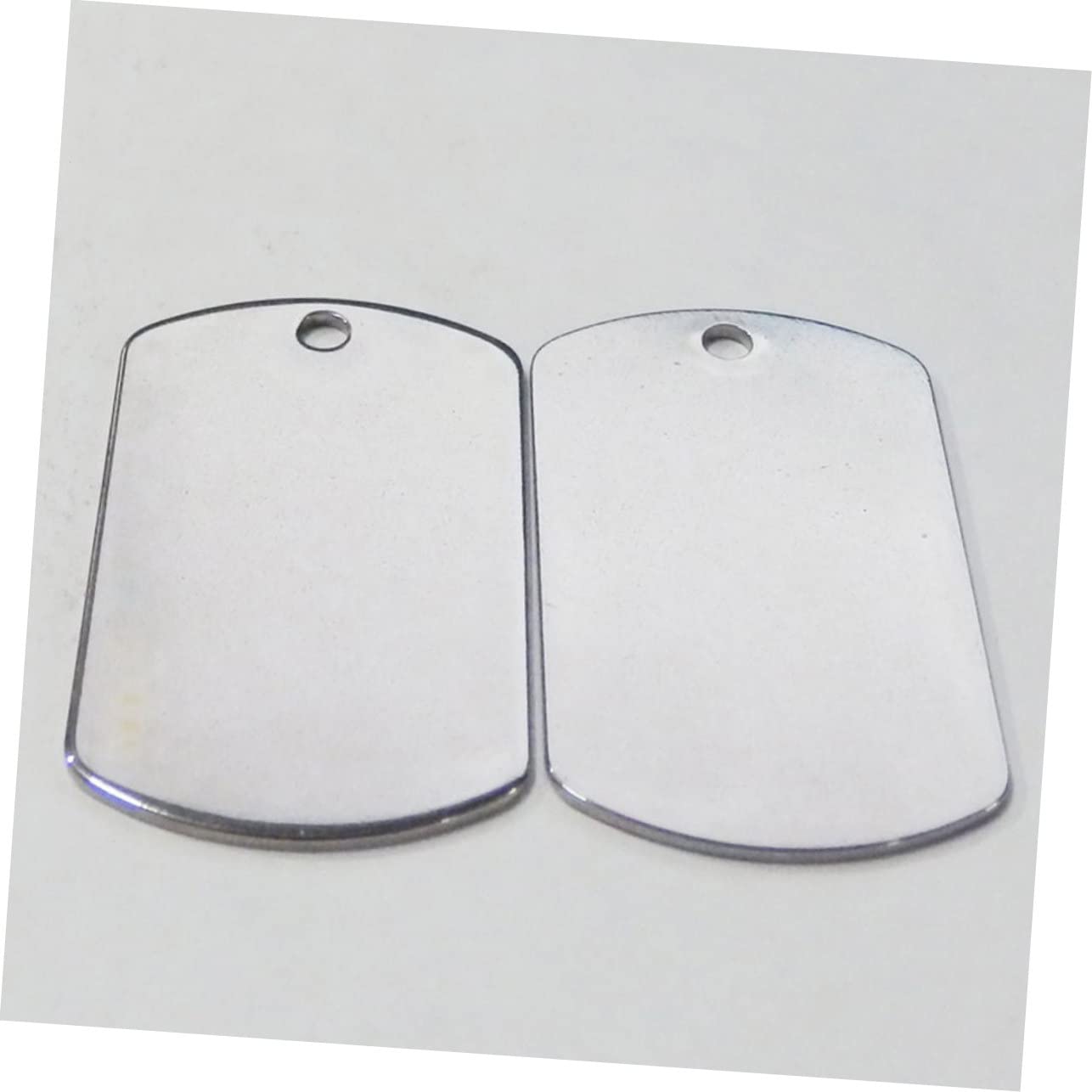 Hemobllo 50piezas Etiquetas Inoxidable Para Perros Colgantes De Cadena Diy Nombre y Dirección Resistentes Oxidación Diseño