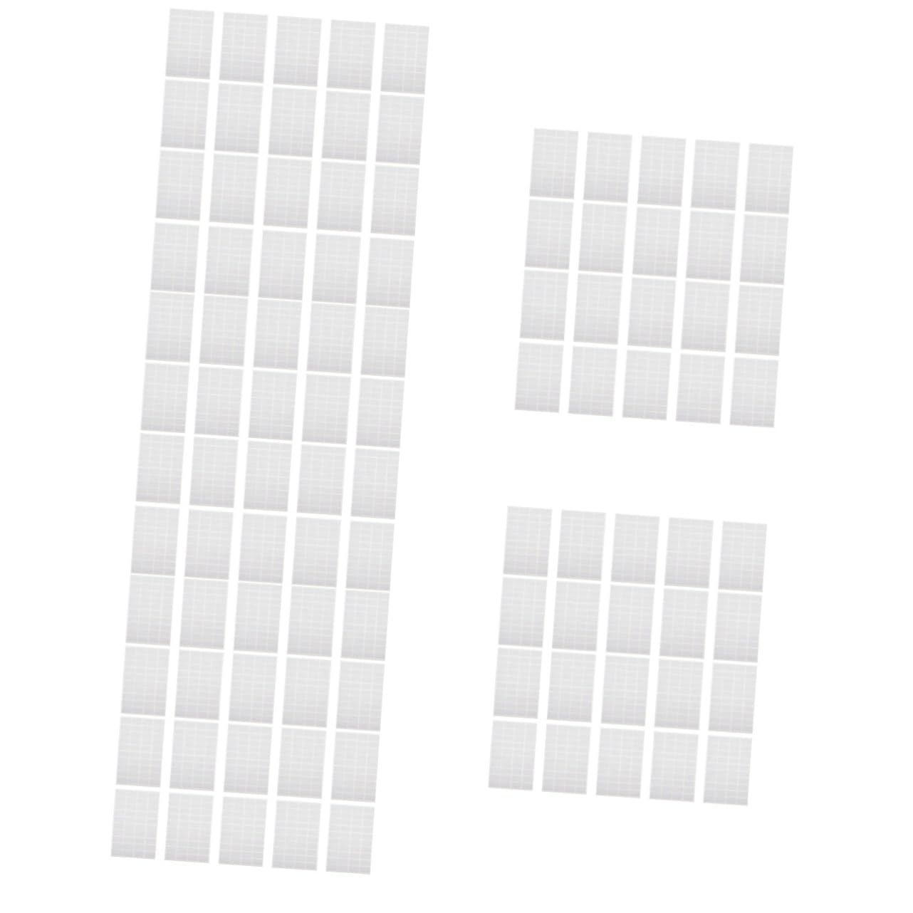 LALAFINA 5 Ensembles Étiquettes Autocollantes Blanches Pour Diy Étiquettes Classificatrices Autoadhésives Pour Marquage Décoration Et Organisation À 50 Feuilles*5