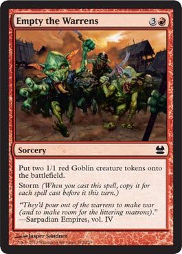 Magic The Gathering - Empty The Warrens - Modern Masters - Foil