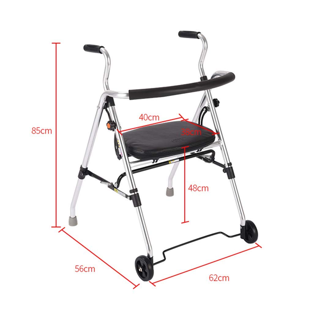 Andador Ligero Sin Ruedas, Diseño Estrecho Y Compacto, Fabricado En Aluminio Resistente, con Conteras Antideslizantes, para Uso En Interiores Y Exteriores