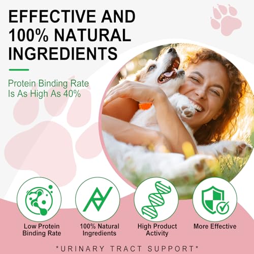 Urinary Tract Infection Treatment for Dogs, Cranberry for Dogs UTI Treatment - Dog Probiotics Bladder & Kidney Health Supplement with D-Mannose, Support Maintain Health, Peking Duck Flavor 60 Chews - Image 3