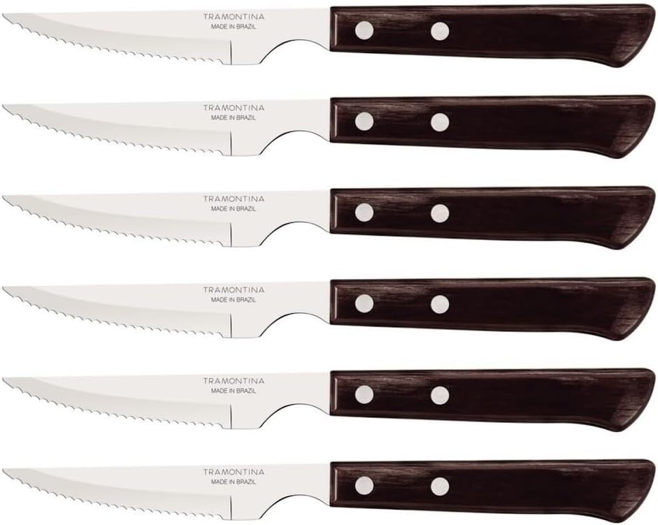 Tramontina Knives Set, Stainless Steel, Red, 30 x 30 x 30 cm
