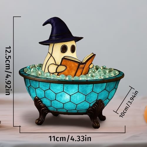 Halloween Ghost Bubble Bath Lamp, for Indoor Readers & Book Lover Desk Home by oyeftp - Image 2