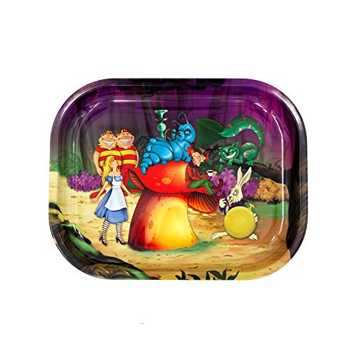 Metal Rolling Tray, Alice Mushroom Design by V Syndicate (Small)