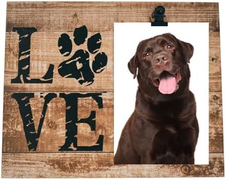 PetLove Marco de fotos para perros • Marco de fotos de madera par...