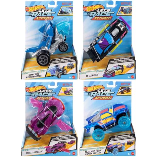 HOT WHEELS LETS RACE POWER ACTIVATED ASSORTED