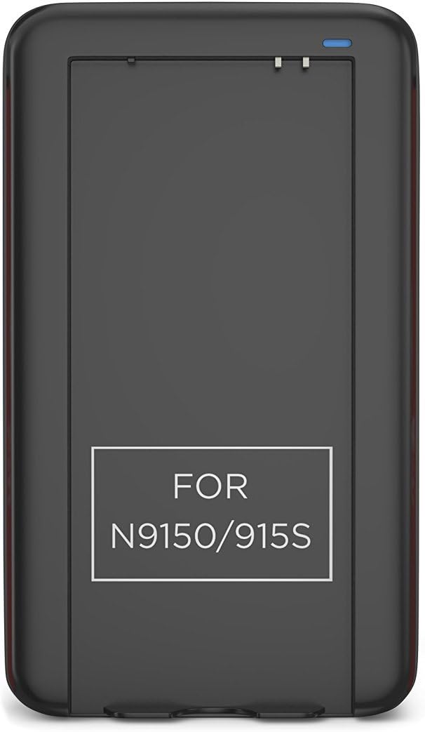 PowerBear Note Edge Battery Charger (Battery Not Included) Intelligent External Battery Charger Cradle for Samsung Note Edge Batteries w Built in USB Port and Foldable Plug - Black [24 Month Warrant]