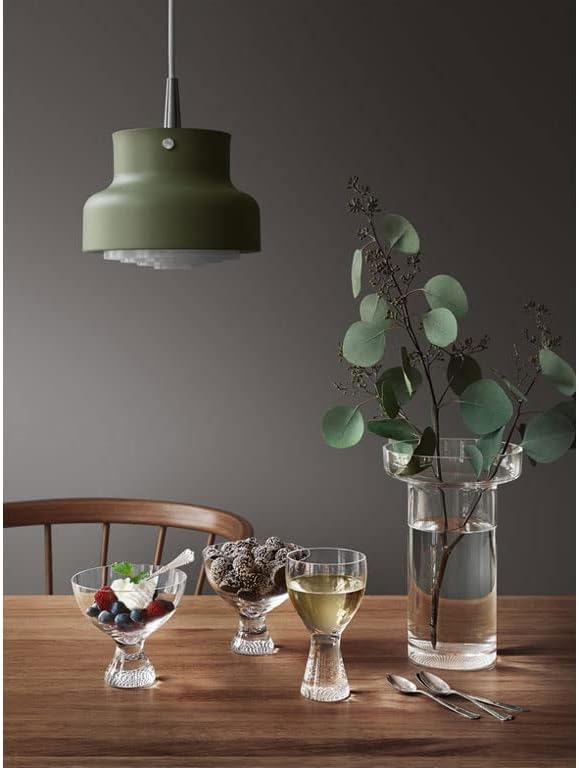 Kosta Boda Limelight Crystal Rose Vase,Silver