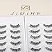 JIMIRE 20 Pairs False Eyelashes Natural Short Lashes Pack Bulk Eyelashes Multipack