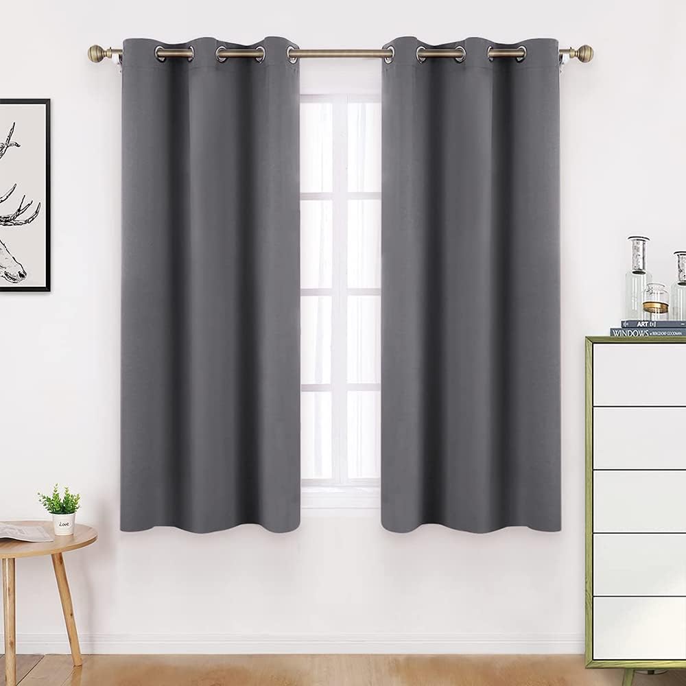 Cortinas Opacas 3D Mpresión Poliéster Térmico Aislante Y Ruido