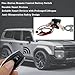 Wireless Remote Control Battery 12V 120A, Car Anti-Theft Power Cut Switch, Leakage Protection Switch, with a Pair of Wireless Remote Control Keys and Instructions, Suitable for RVs, Trucks, Cars