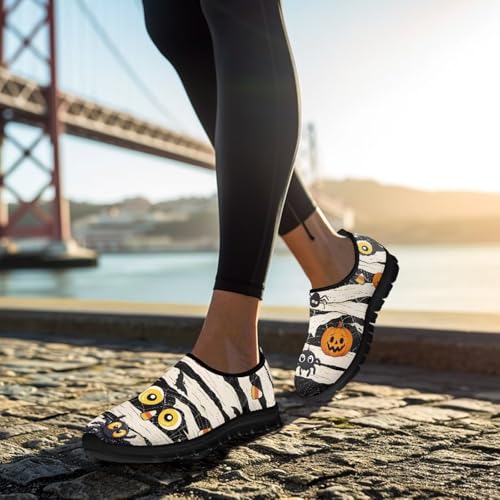 Image of Womens Slip On Walking Shoes Non Slip Loafer Breathable Holiday Travel Shoe Lightweight Casual Low Top Sneakers SizeUS 5.5-11.5