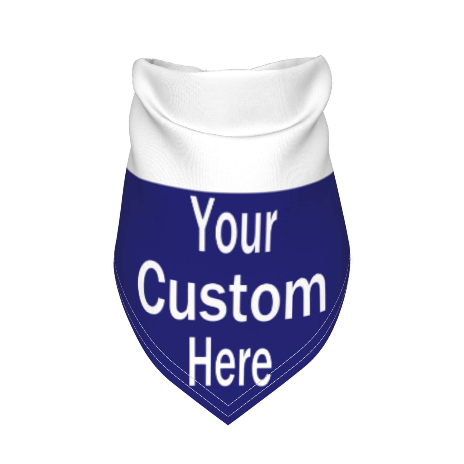 Personalized Dog Bandanas Your Custom Personalized Pet Bandana Add Your Text Or Image Here Funny Pet Bandana Customizable Pet Scarf Personalized Pet Scarf with Photo