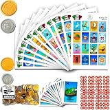 Picture of Cuitáxi The Mexican Bingo Game with 100 Bingo Chips for 20 Players Made in Mexico - Mexican Gifts de lujo Mexicano - Spanish Bingo - Juegos de mesa - Spanish Board Games