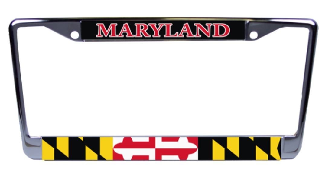 Maryland State Flag MD Univ. of Maryland License Plate Frame 6