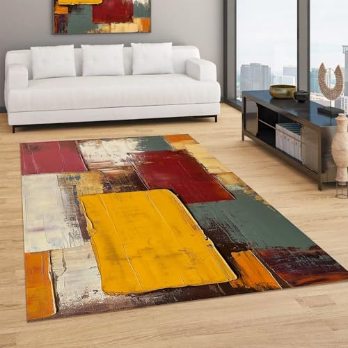 Tapis doux à poils courts 180x270 cm facile à nettoyer - 2