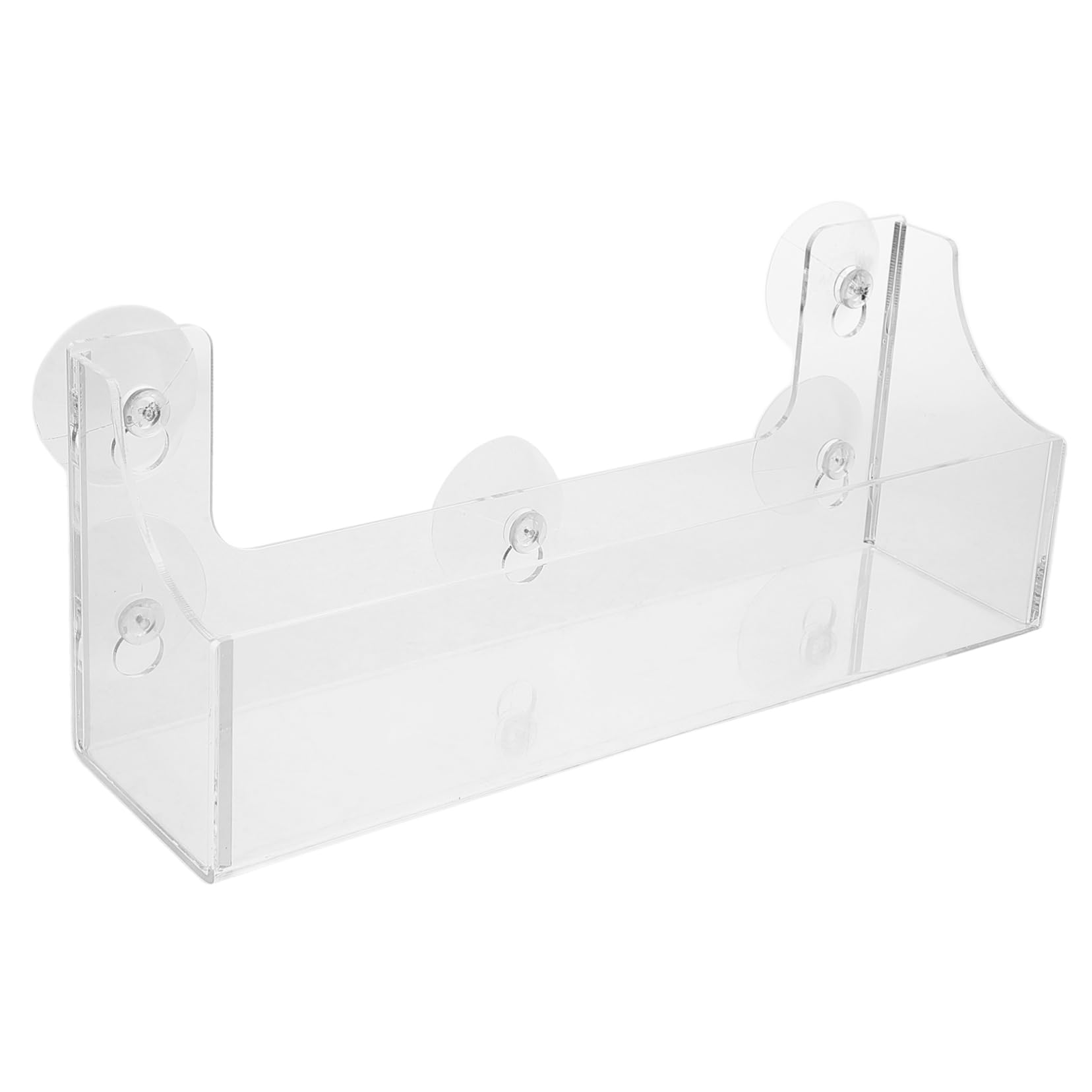 Estante Ventosa para Refrigerador de Acrílico, Soporte Seguro