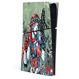 Skinit Decal Gaming Skin Compatible with PS5 Slim Digital Edition Console - Officially Licensed DC Comics Harley Quinn Little Black Book Cover#47 New 52 Art by Jim Lee Design