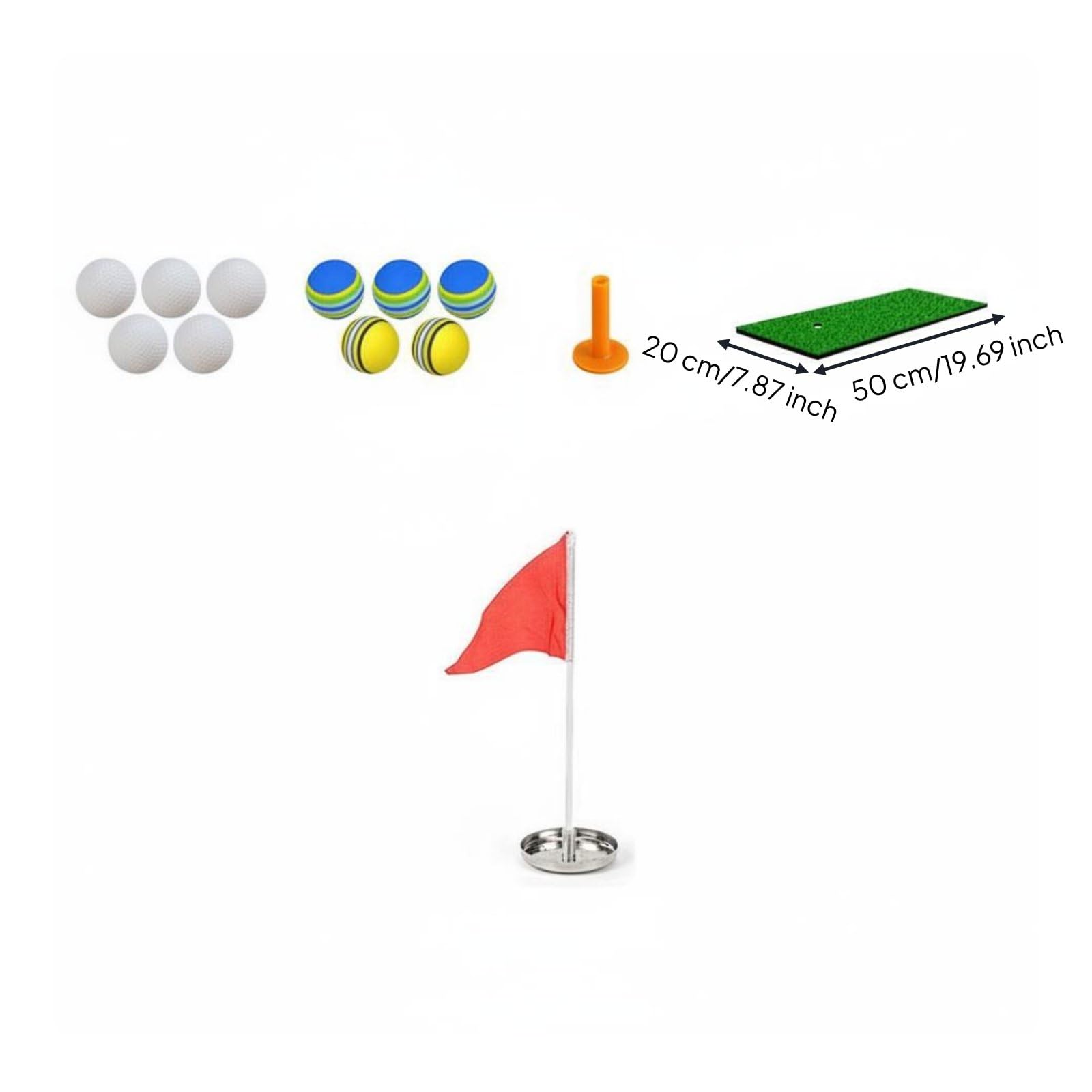 Tappeto da Putting Golf Mini Galleggiante Portatile Green Galleggiante Salvaspazio Attrezzatura Sportiva per Piscina