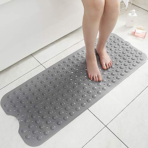 Tapis de bain antidérapant grand format tapis de baignoire extra long durable - 2
