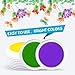 GooMart Washable Large Ink Pads for Rubber Stamps Kids (8 colors)