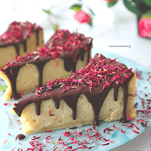 Rosie Rose essbarer bunter Kornblumenblütenmix classic, 6g getrocknete Kornblumen Deko als Tortendeko, natürlich & geschmacksneutral, zum Kochen, für Tee, Cupcakes, Salate und Torten-Dekorationen