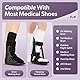 BraceAbility Ersatzsockeneinlage für orthopädische Wanderschuhe | Medizinische Schlauchstrümpfe zum Tragen unter Air Cam Walkers und Fracture Boot Casts (2er Pack)