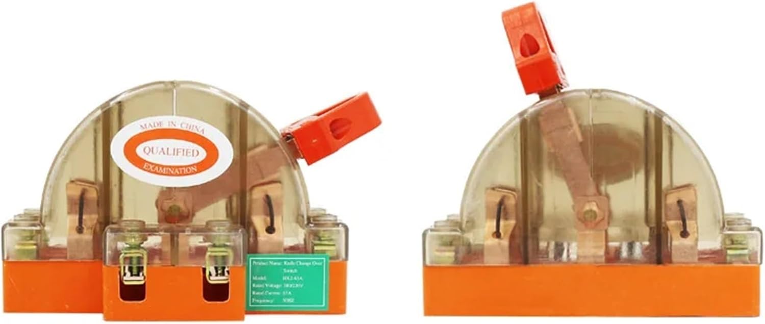 2PCS 2p63a all copper transparent band led bidirectional double throw knife switch power switch knife switch bidirectional knife swit