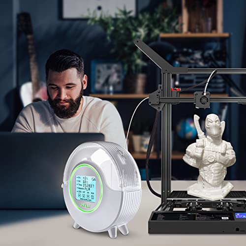 Secador de Filamento SUNLU S2 Pro - Calentamiento Integrado 360° para Secado Eficiente, Temperatura Máxima de 70℃, Compatible con PLA, PETG, ABS, PA, PC (Bl - Fernando Cortés
