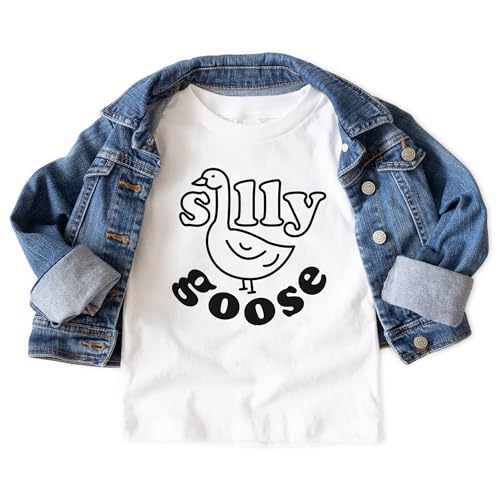 Silly Goose Toddler Shirt - Funny Farm Animal Top For Boys and Girls - Natural Toddler & Youth Tee3