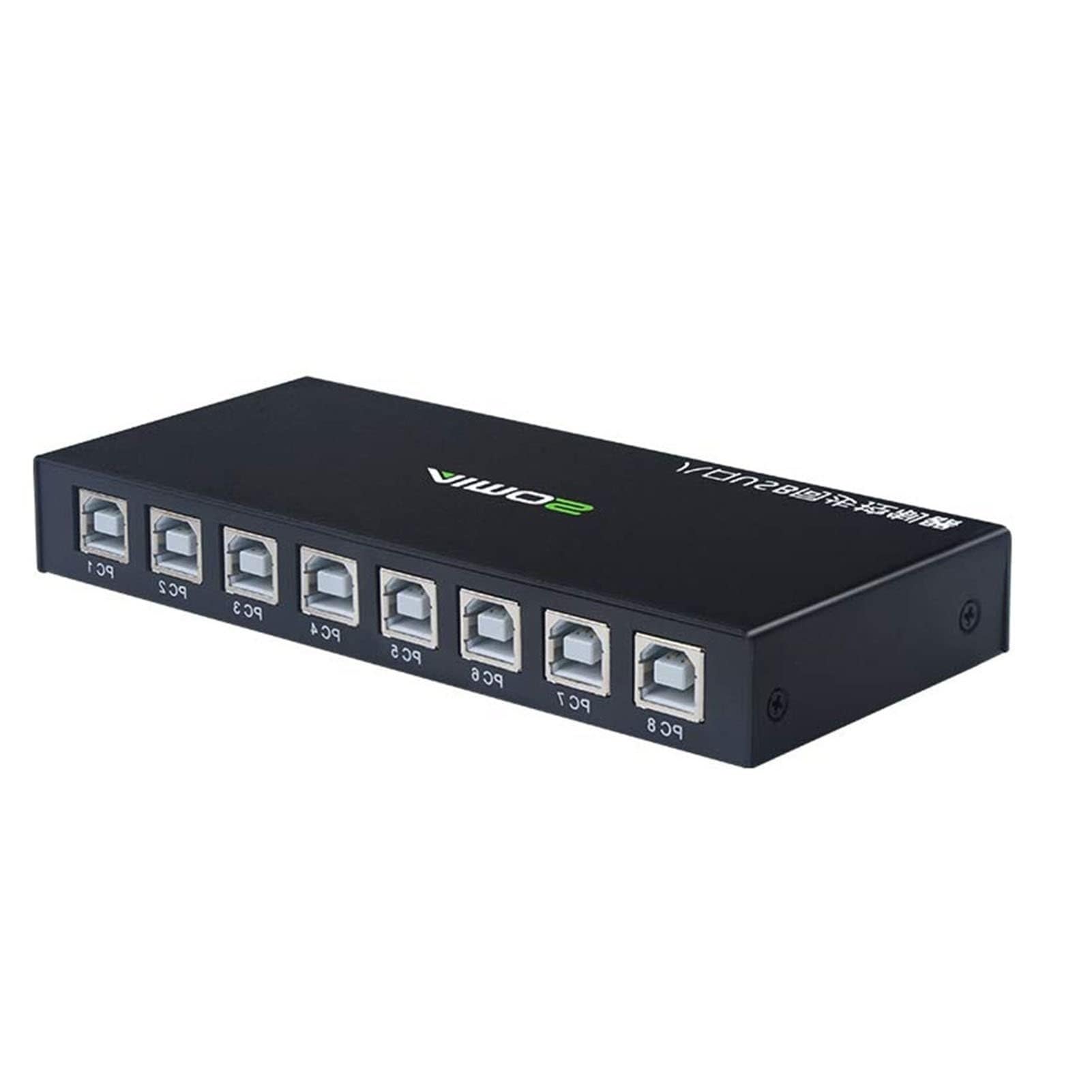 8-portowy synchronizator, klawiatura USB kontroler synchronizacji myszy, przełącznik KVM/dystrybutor, kompatybilny z Win7/8/10, Linux, Vista i innymi systemami, kontroler do gier dla wielu