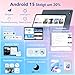 TABWEE 2026 Neueste Android 15 Tablet 10 Zoll - 12GB RAM+128GB ROM, Octa Core, Gaming Tablet, Widevine L1, 1280x800 IPS, 6000mAh Akuu, Gemini AI, 5MP KI Kamera, Face ID, 5G WiFi, 3.5mm Jack