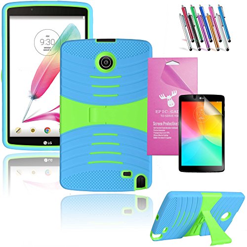 LG G Pad 2 8.0 /G Pad F 8.0 Case, EpicGadget(TM) Heavy Duty Hybrid Case Full Protection Cover with Kickstand For LG Gpad 2 8