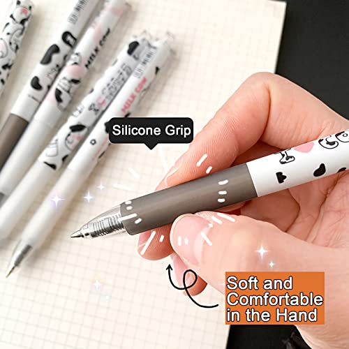 Bolígrafos Gel Negro 0.5mm Pack de 6 Kawaii Cute Pens miniatura 2