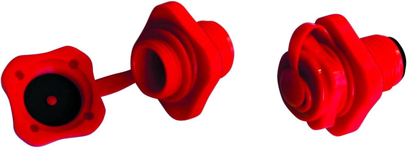 Kwik Tek Airhead Boston Valve, Red, One Size (AHBV-2), 2 Count (Pack of 1)