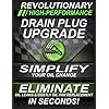 10MM 15MM Magnetic Oil Drain Plug by ECO-PLUG, The Only Threadless Magnetic Drain Plug for Steel Oil Pans. Universal Sizing, Installs in Seconds, Easily Removed, Permanently Replaces Leaking Plugs