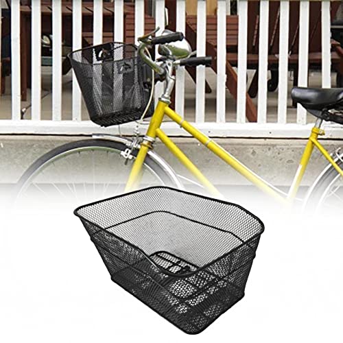 Rockible Rear Bike Baskets, Bike Pannier Storage Lightweight Luggage Bicycle Basket Metal Wire Bicycle Cargo Rack For Riding,Road Bike,Adult Bikes #TOP3