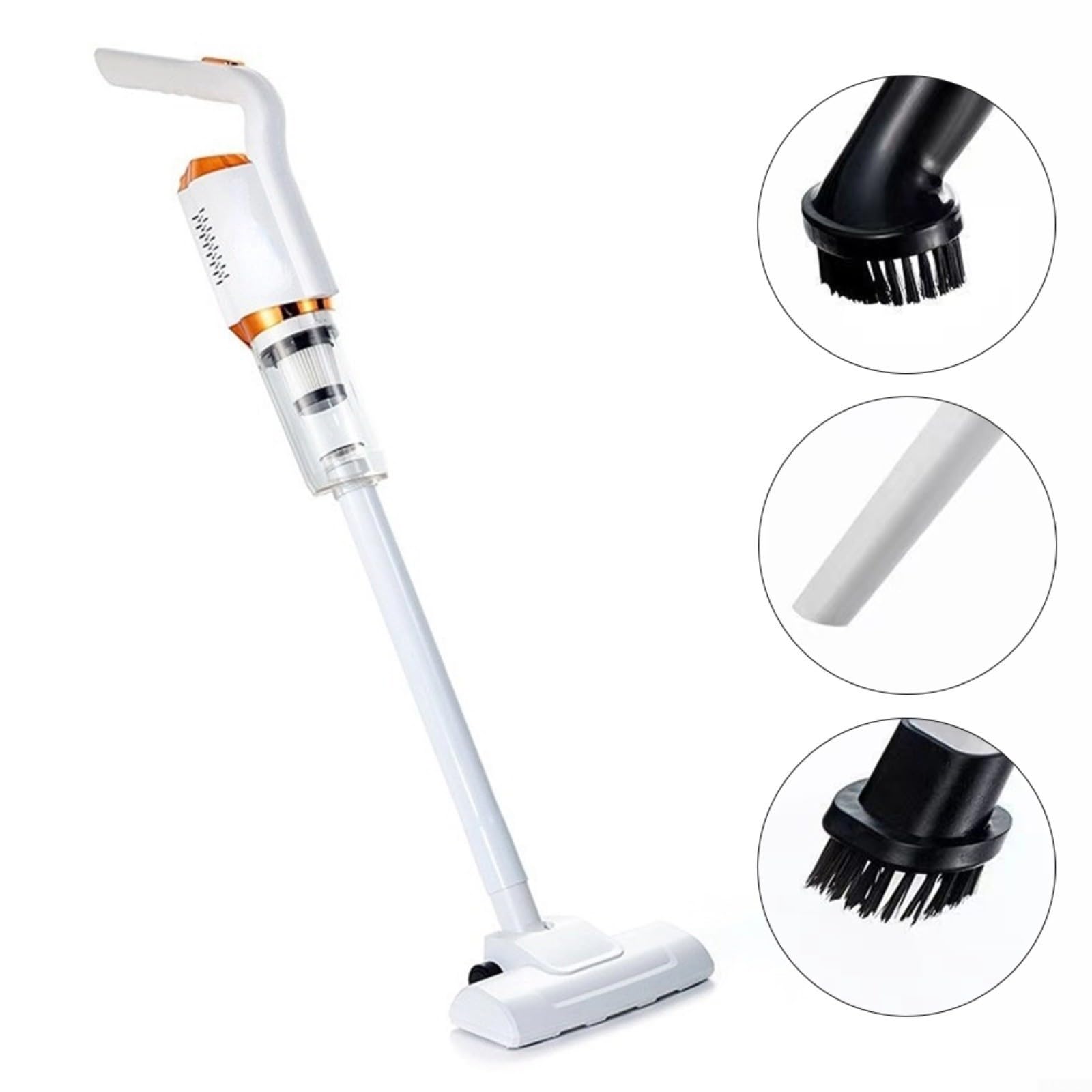 ZYNCUE Aspirapolvere senza fili, aspirapolvere verticale, motore brushless leggero e potente da 550 W, per divani e pavimenti duri (scatole colorate)