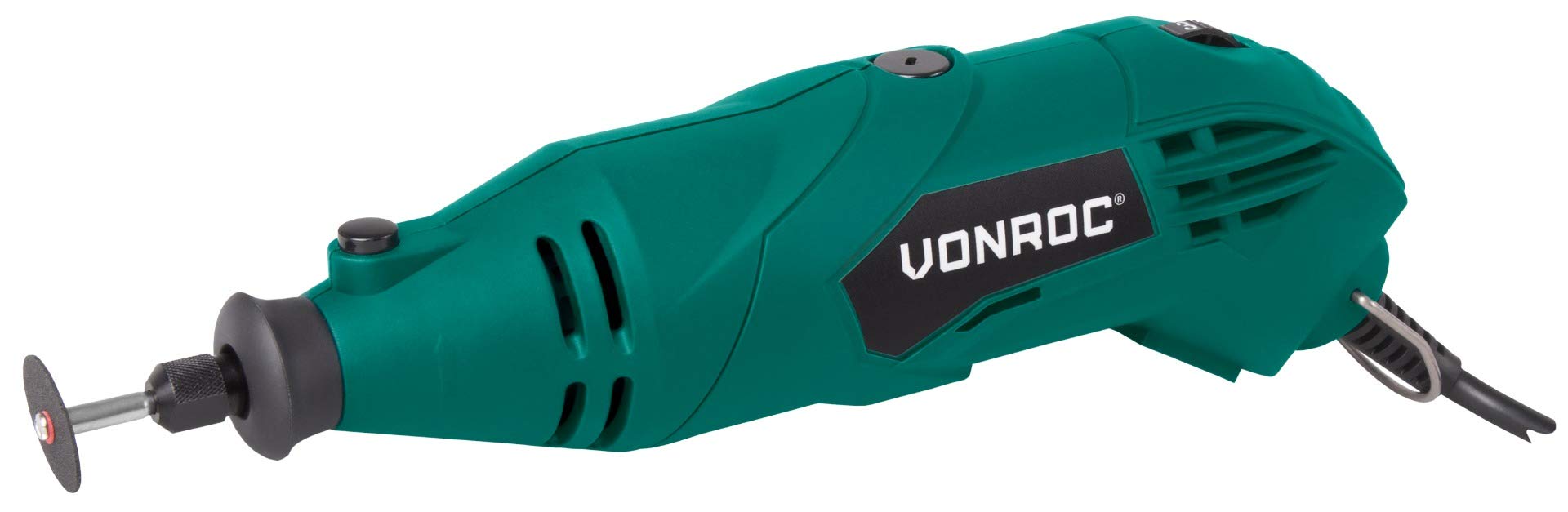 VONROC Multiutensile Rotante CT501AC - 160W, 40 Accessori, Velocità Variabile 8.000-35.000 RPM, Albero Flessibile, Treppiede Regolabile